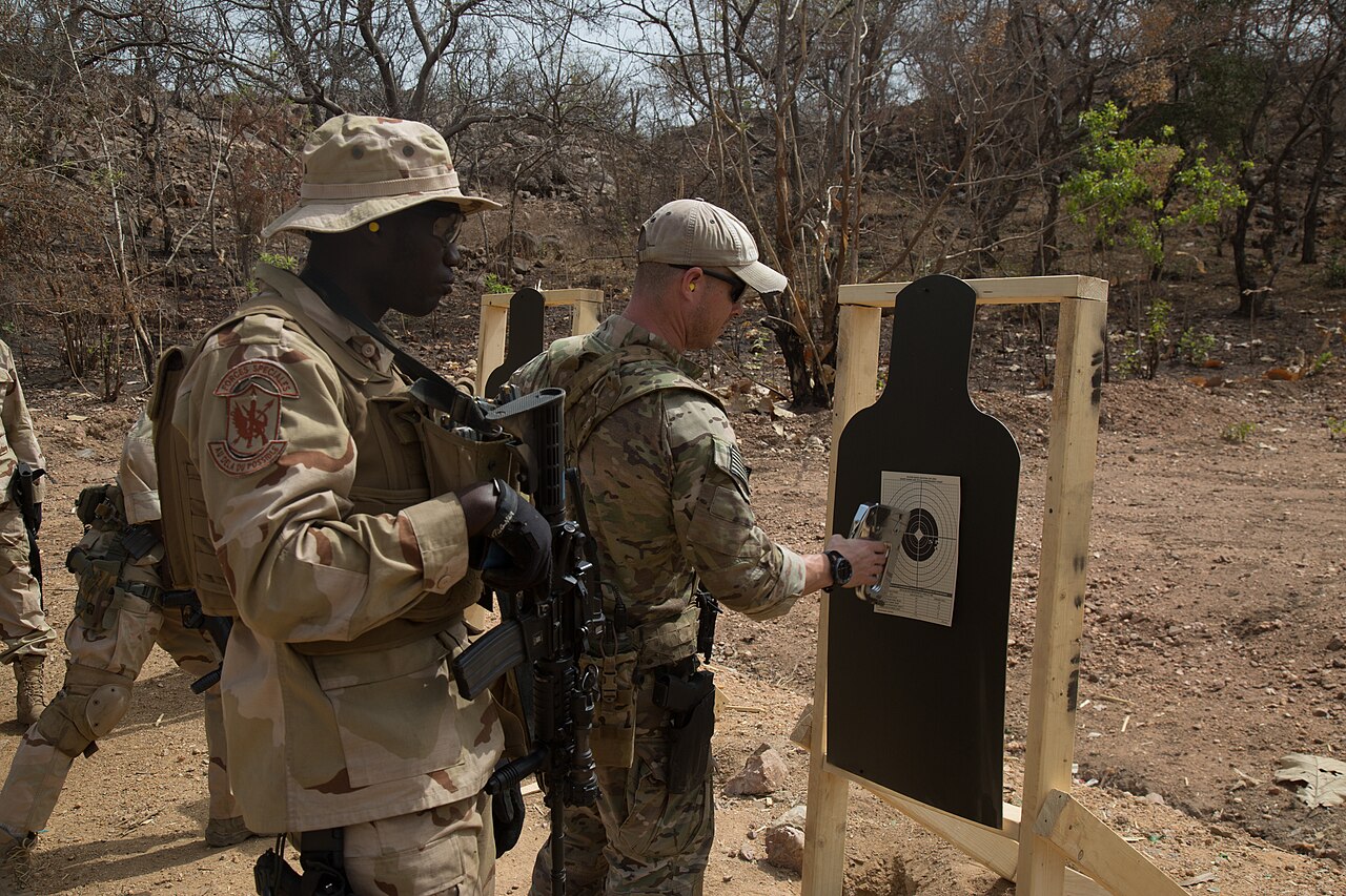 Soldier in combat gear